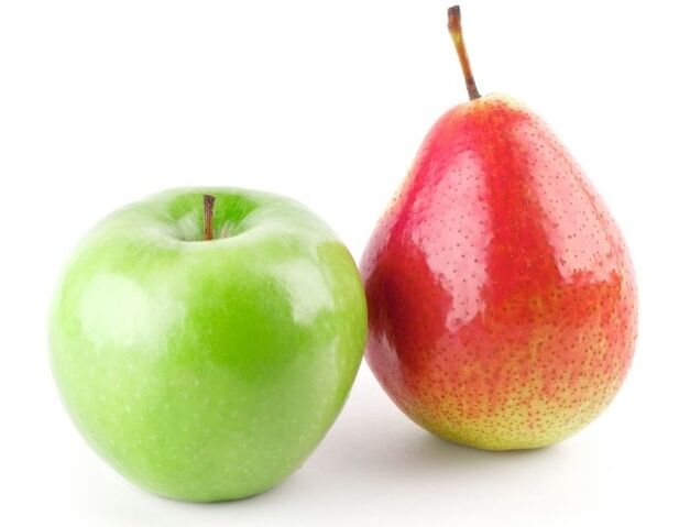 デュカンダイエット用のリンゴとナシ